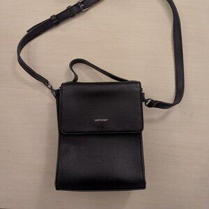 Matt and Nat black rectangular cross body